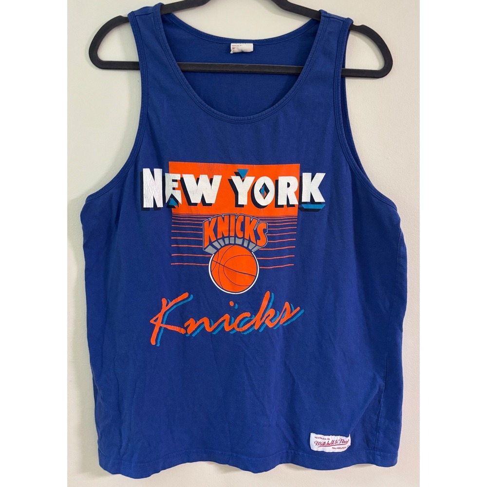 Mitchell & Ness New York Knicks Tank Top Sz.L Graphic Tee, Vintage Style,